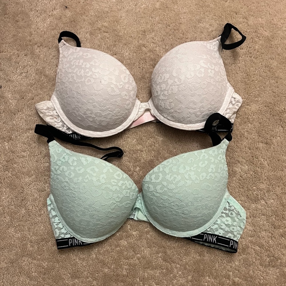 PINK Push-Up Bras